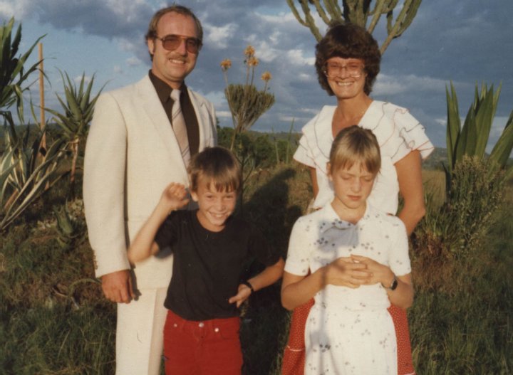 David Duveskog with family